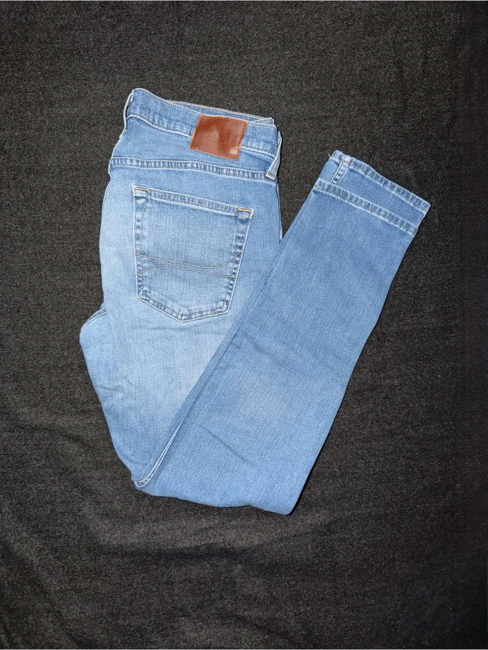 Hollister Distressed Classic Light Blue Men’s Jeans